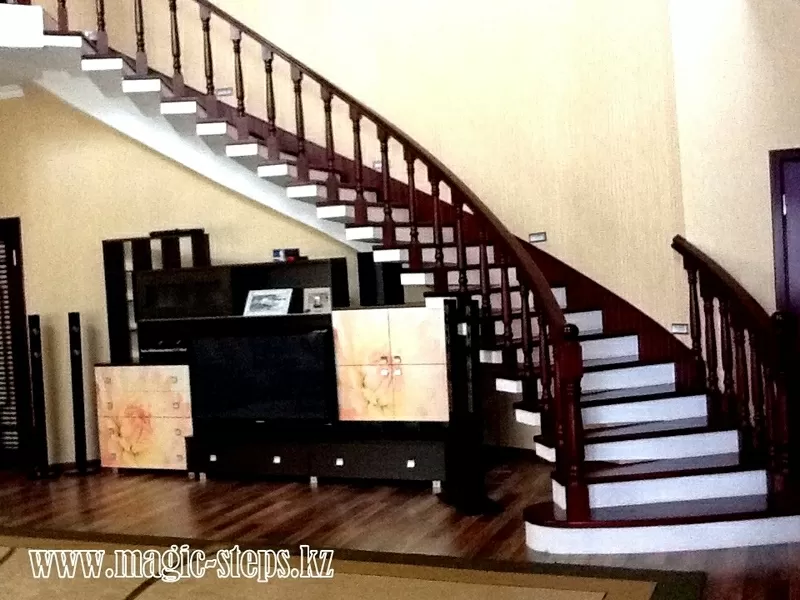 Эксклюзивные  монолитные лестницы в Шымкенте 5