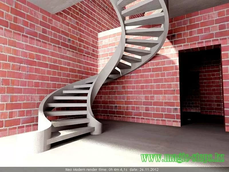 Монолитные лестницы в Шымкенте по самым низким ценам. 2