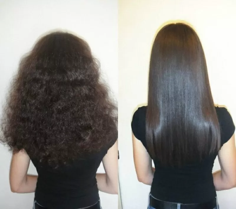 Бразильское кератиновое выпрямление и лечение волос в Шымкенте 6