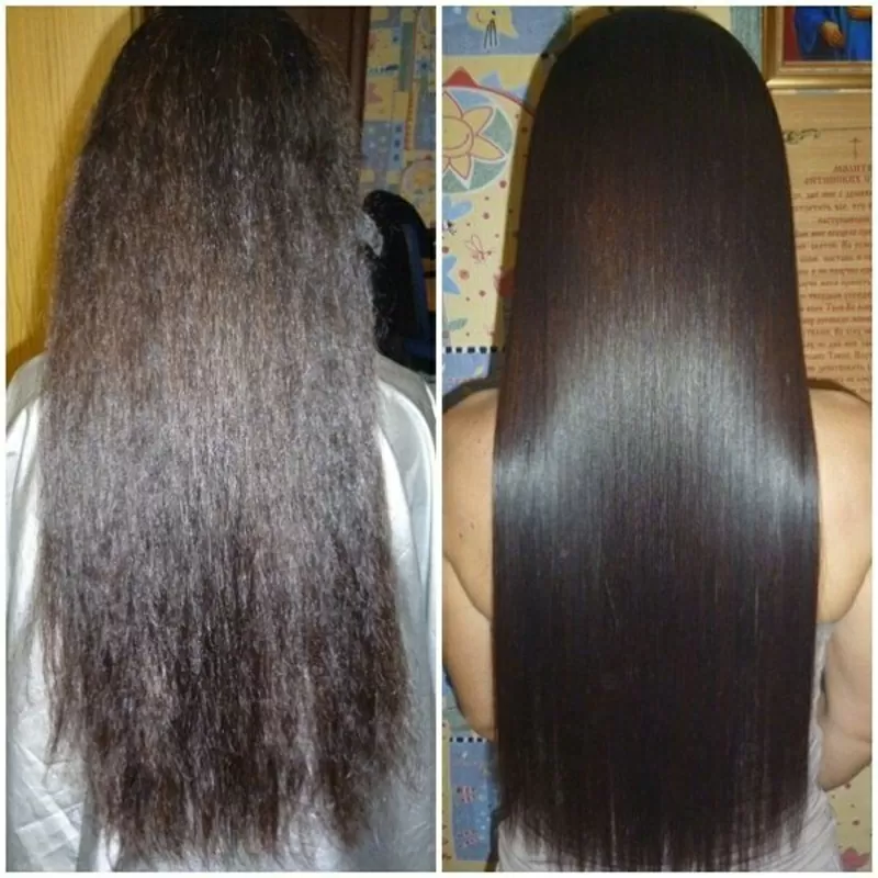 Бразильское кератиновое выпрямление и лечение волос в Шымкенте 2