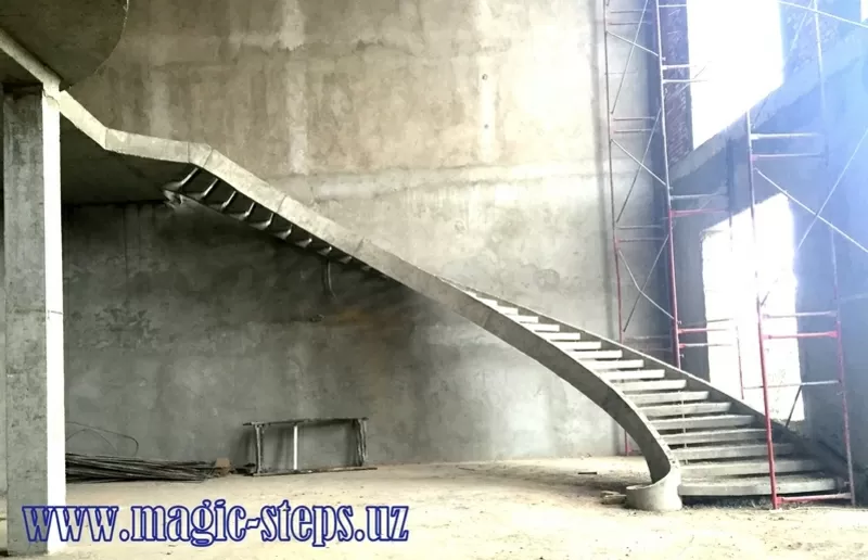 Монолитные лестницы в Шымкенте по самым низким ценам. 4